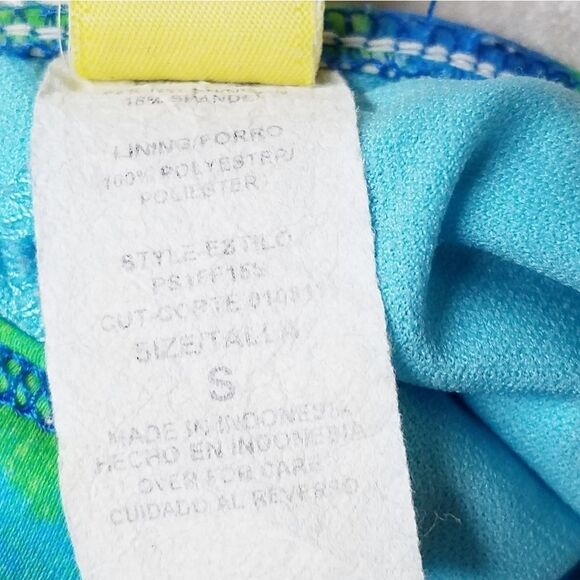 VINTAGE Surf Side Blue Tie-Dye Halter Bikini - Picture 14 of 14